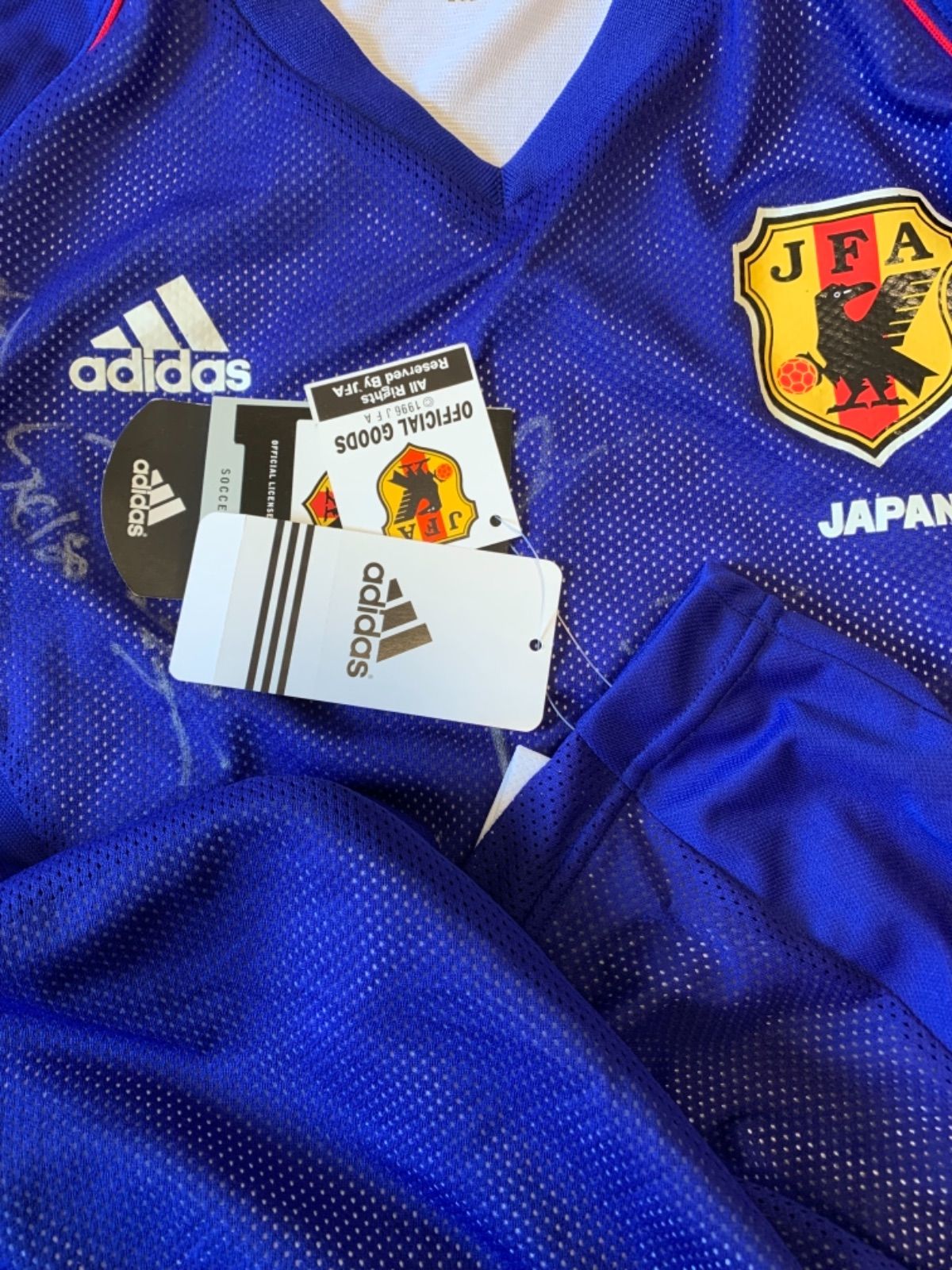 直筆サイン入り❗️】 美品 代表ユニフォーム W杯記念品 3点