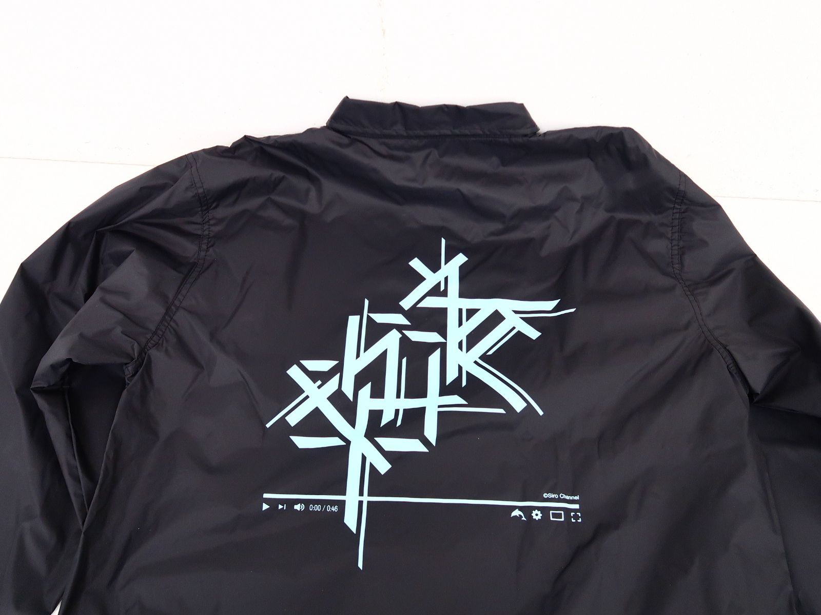 42×VTuber 電脳少女シロ コーチジャケット ブラック XLサイズ