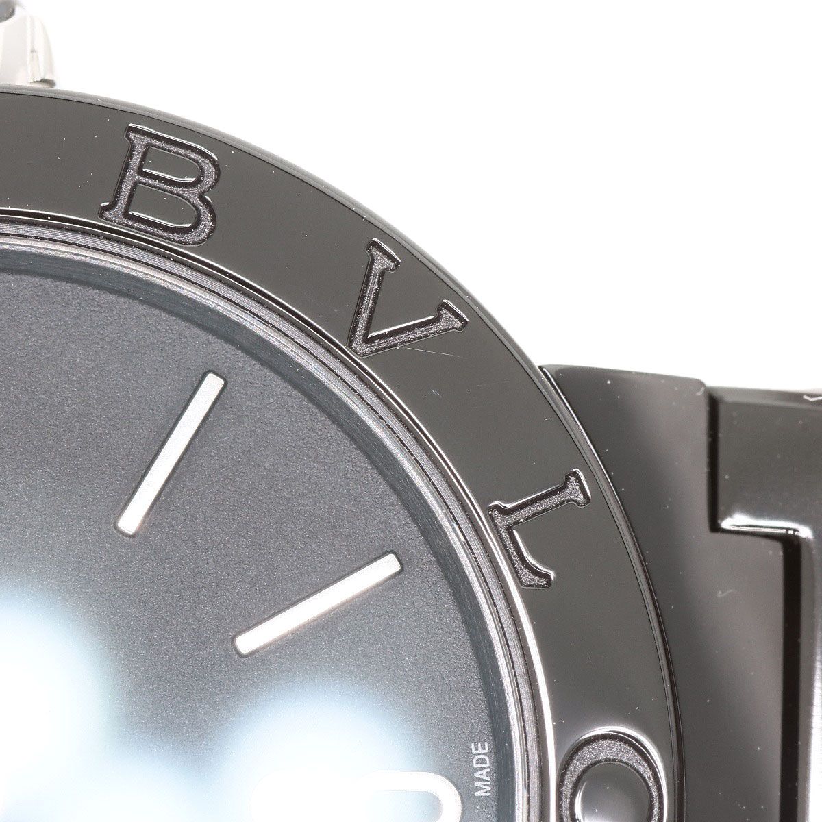 BVLGARI ブルガリ BB33S ブルガリブルガリ ブラックダイヤモンドライク  