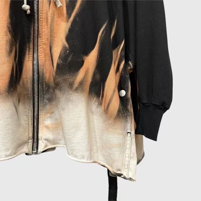 ダークシャドウ DRKSHDW 24AW ブリーチ加工ジップパーカー - メルカリ