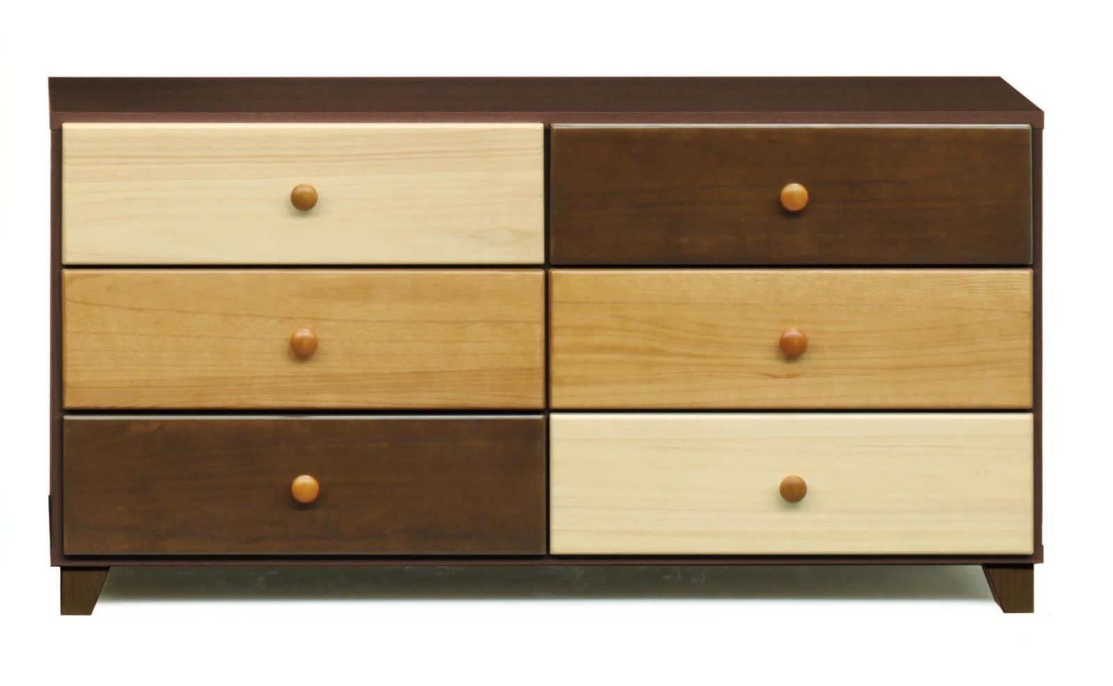 【人気商品】大川家具 nakakei ローチェスト マルーン2 関家具(Sekikagu) 120cm幅 本体ブラウン色 119082