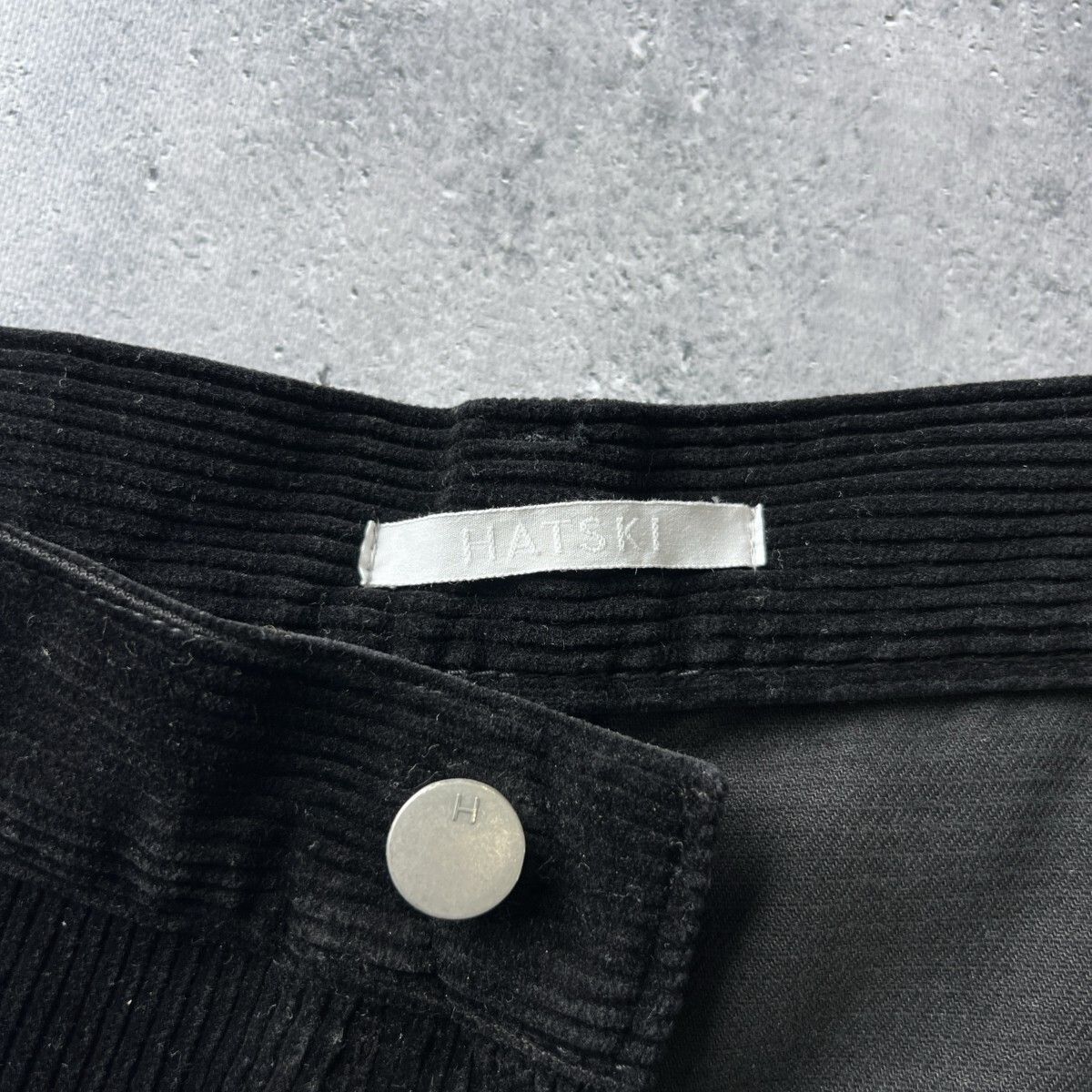 HATSKI ハツキ Wide Tapered Corduroy Pants HTK-22003-C コーデュロイ