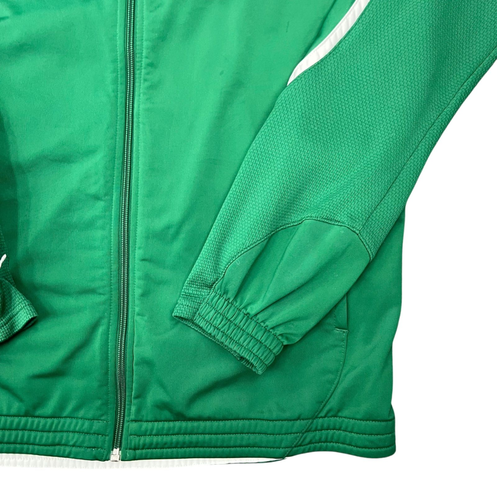 PUMAプーマトラックジャケットグリーン深緑　ジャージ古着S Puma トラックジャケット プーマ 古着 Lサイズ グリーン