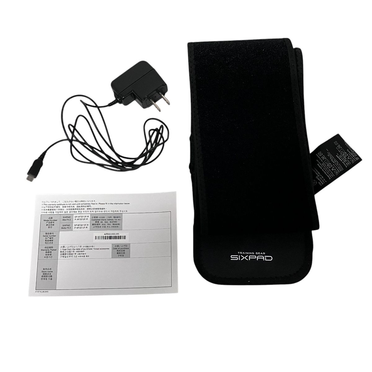 MTG SIXPAD SP-AF2212F-R/IF-AF2212F-R アブズフィット2