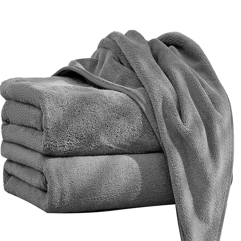 バスタオル 大判 ふわふわ 柔らかい ナノファイバー 高速吸水 速乾 耐久 ホテル仕様 サロン ジム サウナ バス用品 業務用 1
