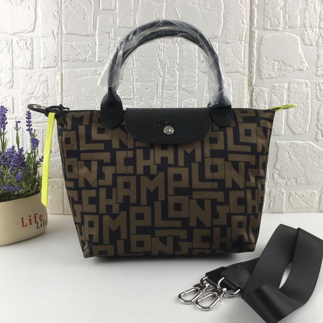 【新品】LONGCHAMP プリアージュ S 最新限定LGPデザイン ネイビー 美品 LONGCHAMP プリアージュ S 最新限定LGPデザイン ネイビー