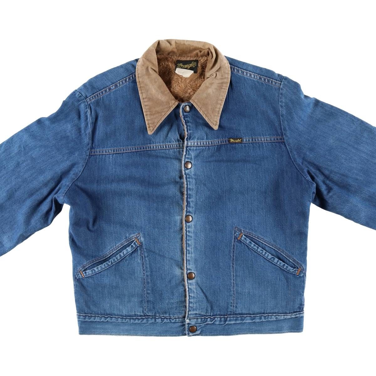 古着 70~80年代 ラングラー Wrangler デニムボアジャケット USA製 