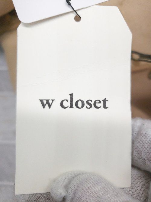 ◇ ◎ ●未使用● w closet ダブルクローゼット リバーシブル 長袖 ブルゾン ジャンパー サイズF ブラウン レディース P  【1403180009174】