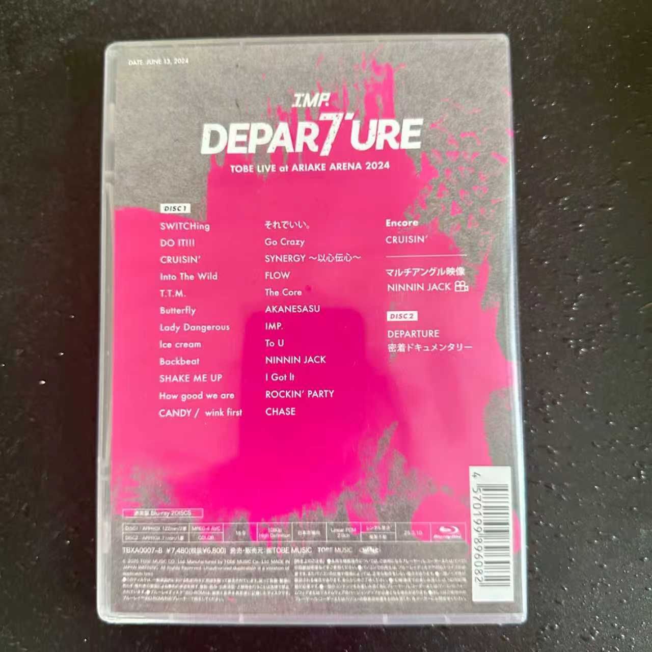IMP.DEPARTURE ライブ Blu-ray通常盤 IMP. LIVE Blu-ray 2枚組
