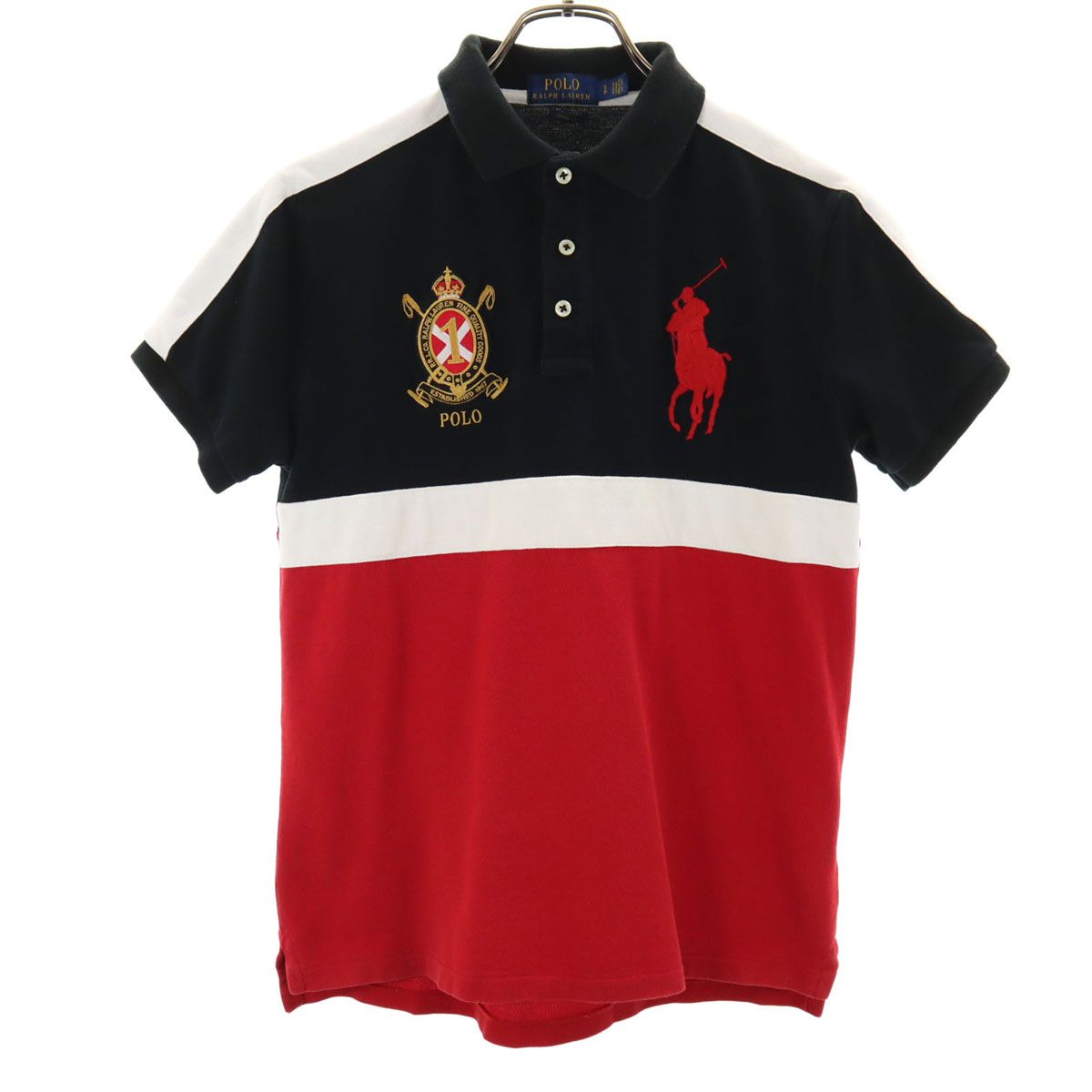 ポロラルフローレン 新品タグ付き　　 ビックポニー刺繍半袖ポロシャツ　S POLO RALPH LAUREN ポロラルフローレン ビッグポニー刺繍 半袖