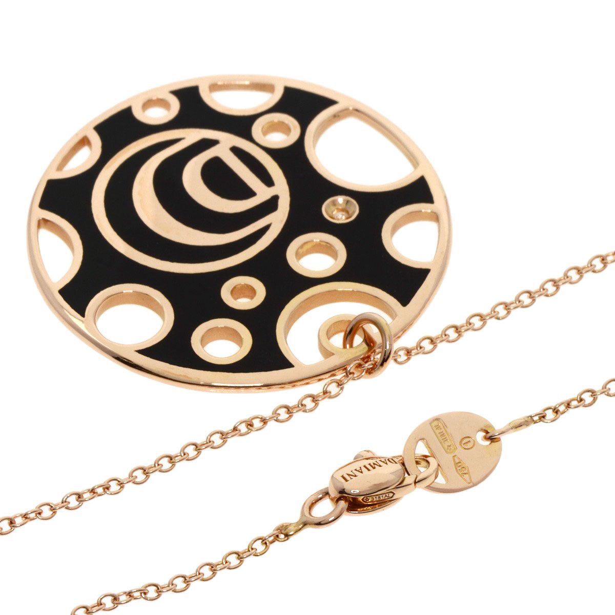 Damiani ダミアーニ ダミアニッシマ 1P ダイヤモンド ネックレス K18PG  