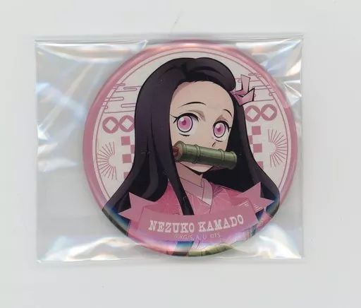 中古】バッジ・ピンズ 竈門禰豆子(アップ) 「鬼滅の刃 天空への願い