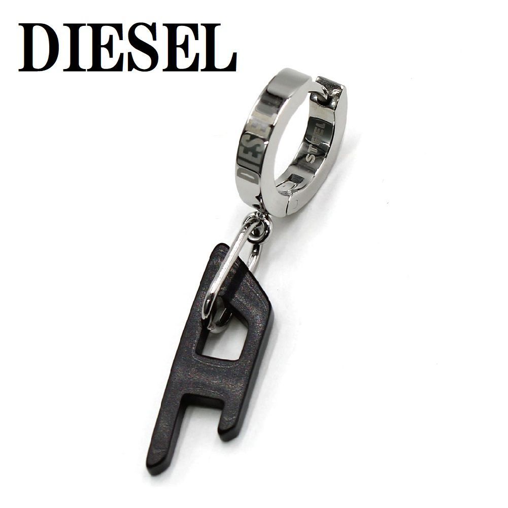 DIESEL ピアス(片耳用) シルバー・ゴールド 3個まとめ売り ゴールド