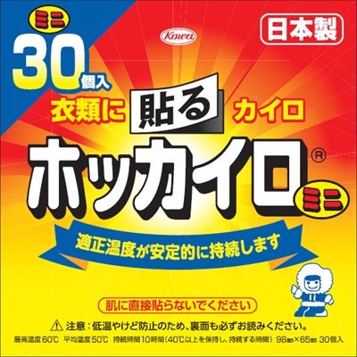 まとめ買い-16点セット ホッカイロ 貼るミニ３０個 興和 カイロ