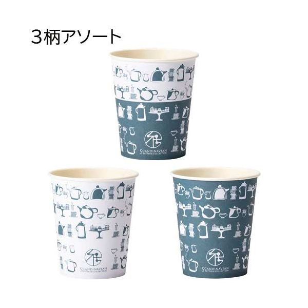 FMX ティータイムカップ 150mL 100個×30P 柄アソート