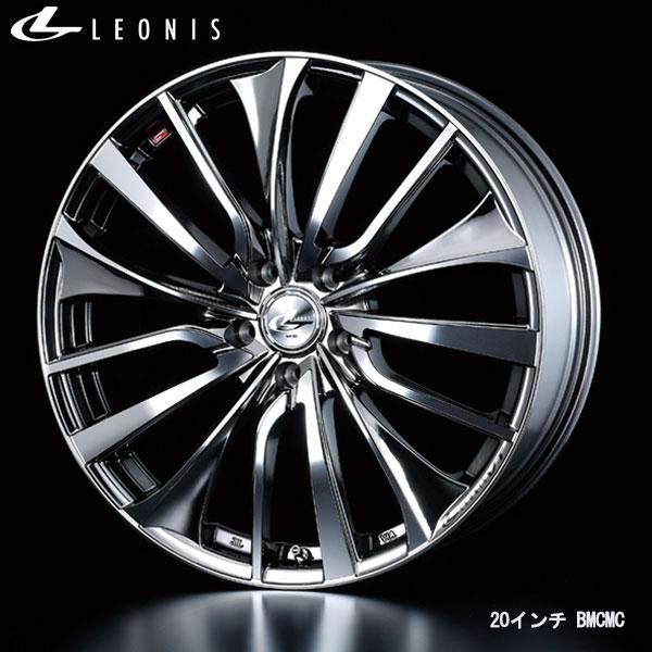WEDS レオニスVT 18x7.0J+53 5H/114 BMCMC/ブラックメタルコートミラーカット (4本) 