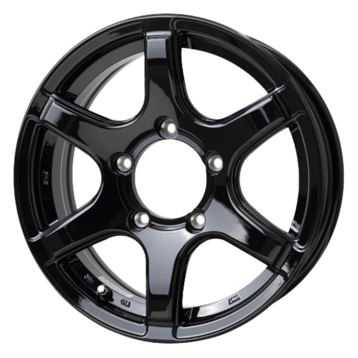 ホイール4本セット BISON BN-04 メタリックブラック 16インチ 5.5J 22 5H-139.7