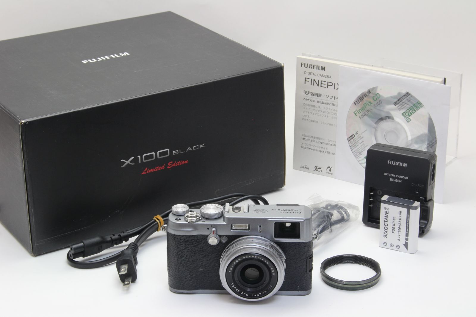 B 並品 FUJIFILM 富士フィルム X100 シルバー 初期不良返品無料 9-82