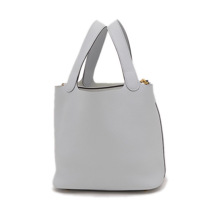 Z刻印 美品 エルメス ピコタンロック MM 22 ブルーフランス ゴールド金具 ピコタンロックPM トリヨン ブルーフランス ゴールド金具 Z刻印 新品