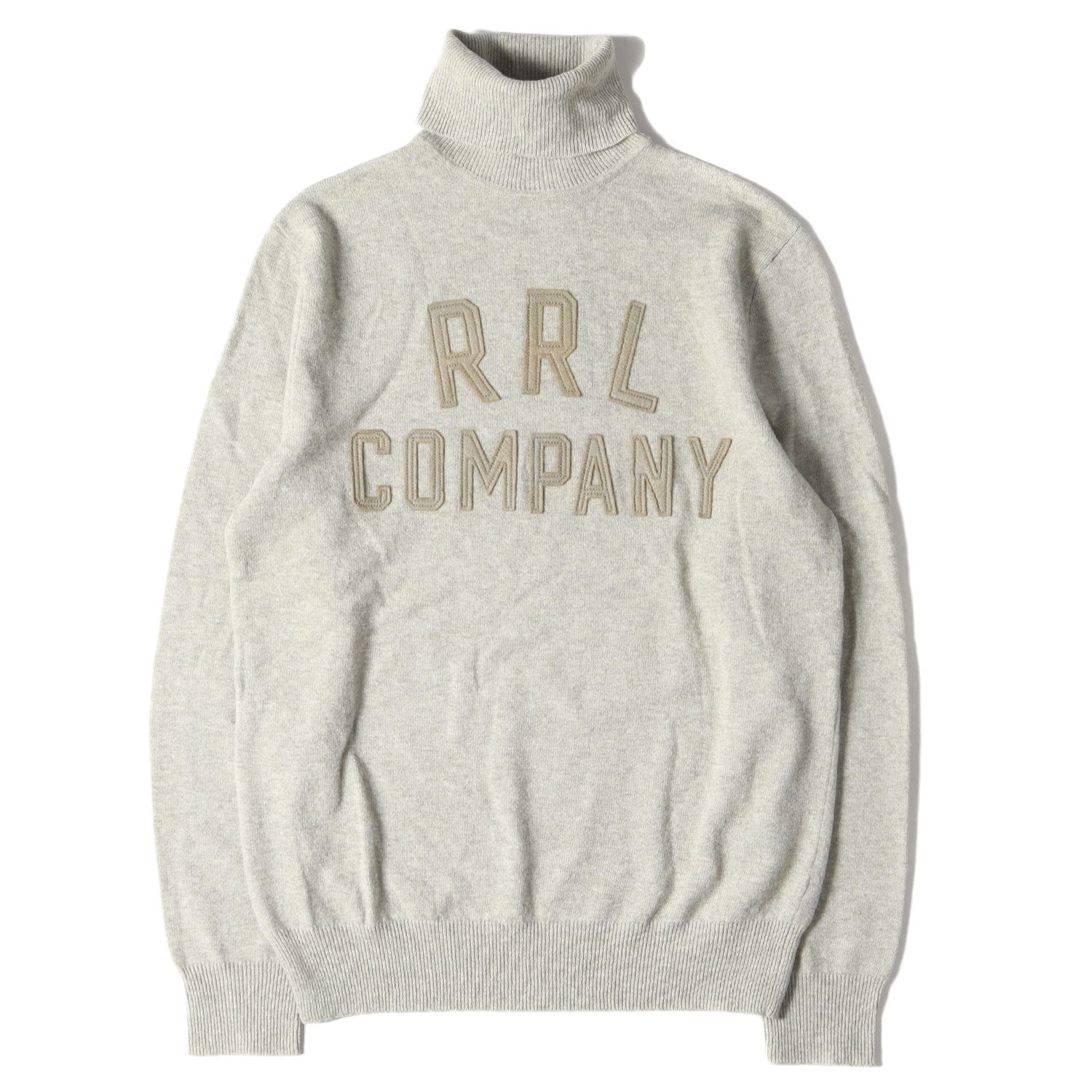 美品 RRL ダブルアールエル ニット サイズ:S アップリケロゴ 