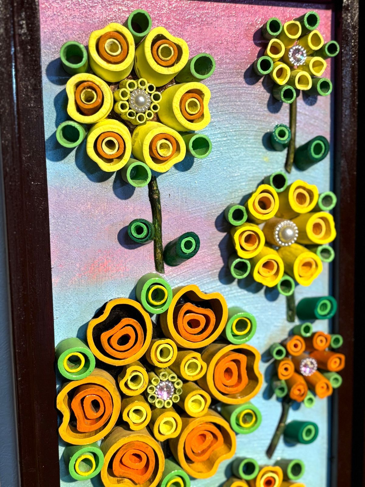 竹バンブー タカショー エバーバンブー エコ竹半割 (黒竹) L3660mm 50φ (ABH-50K