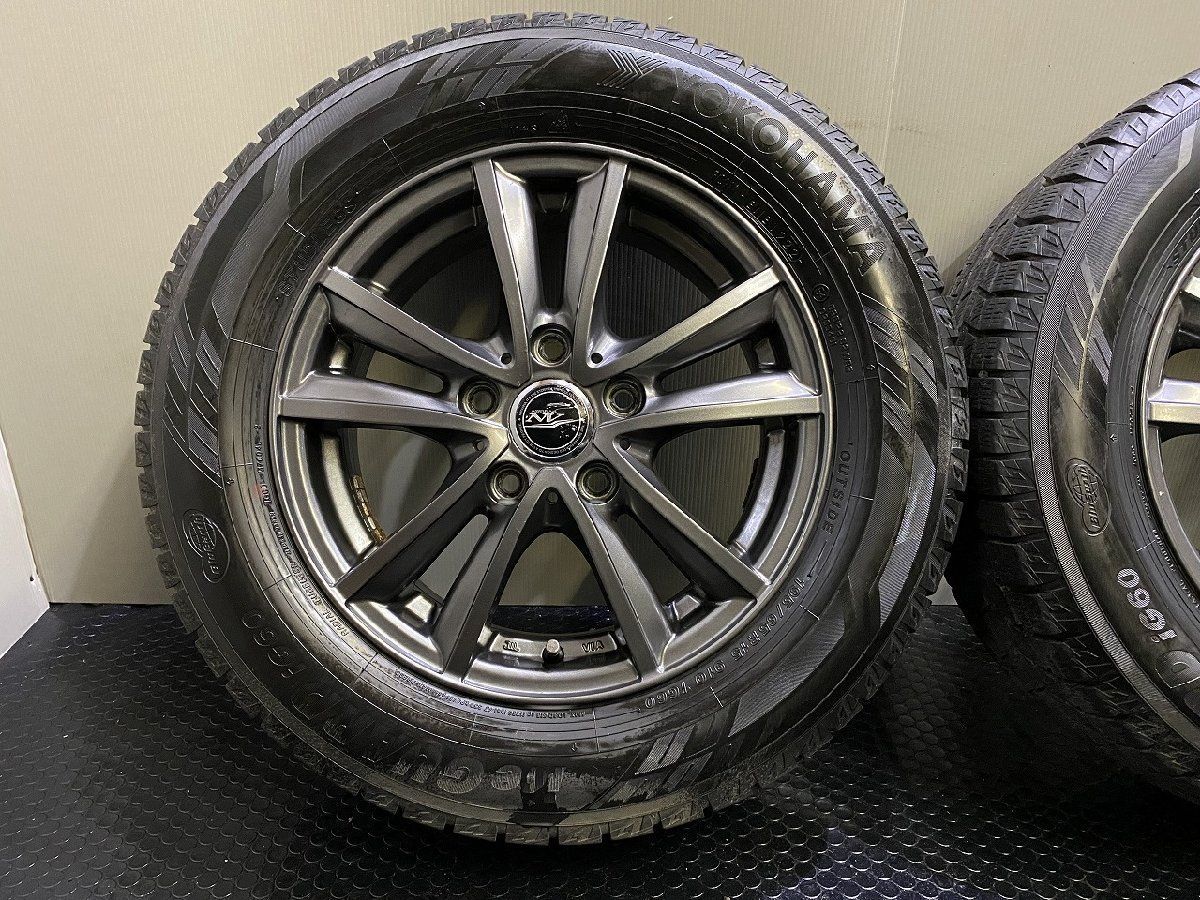 海外限定。 YK ice GUARD iG60 195 65R15 スタッドレス Weds NIRVANA 15インチ 6J5HPCD114.3 53 22年製 バリ溝 ヴォクシー ノア等 KTN547 正面から向き合った