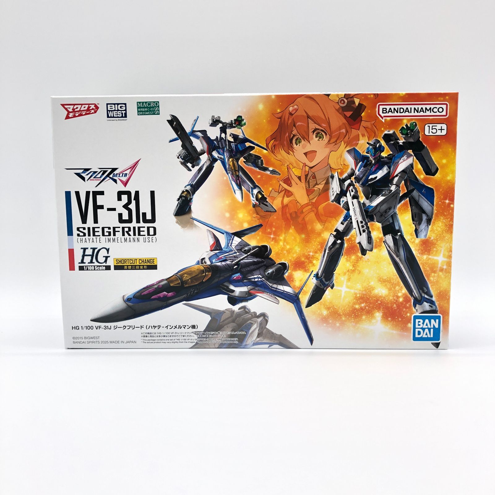 HG1/100 VF-31J ジークフリード　未組立品 訳あり】未開封・未組立/外箱へこみ・カド潰れ | HG 1/100 VF