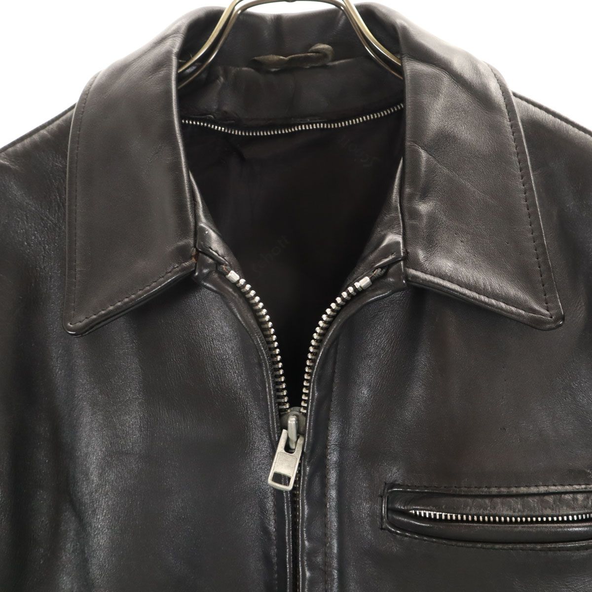 ショット USA製 レザージャケット 36 ブラック schott メンズ SCHOTT