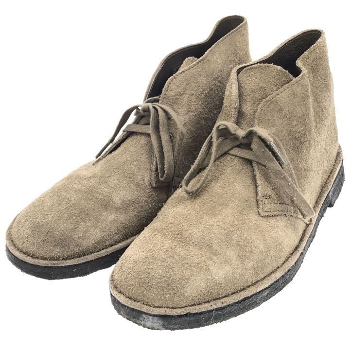 Clarks クラークス 26174055 Desert Boot ヘアリースウェード デザートブーツ メンズ グレー Dark Grey UK 8 1|2 27.5cm