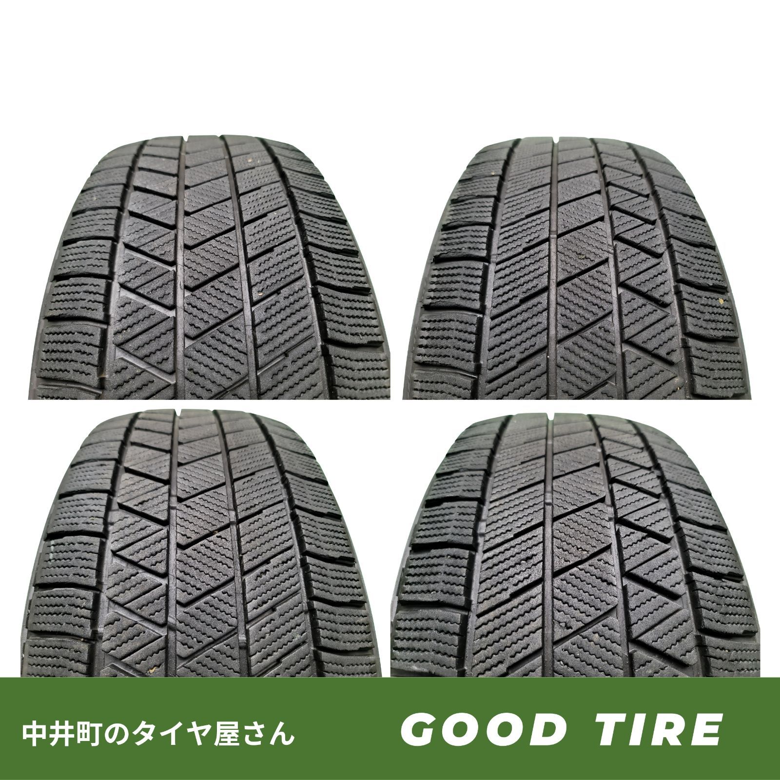 225 45R17 ブリヂストン BLIZZAK VRX3 冬用 4本セット 8分山 タイヤ タイヤ レクサスIS インプレッサ 7029