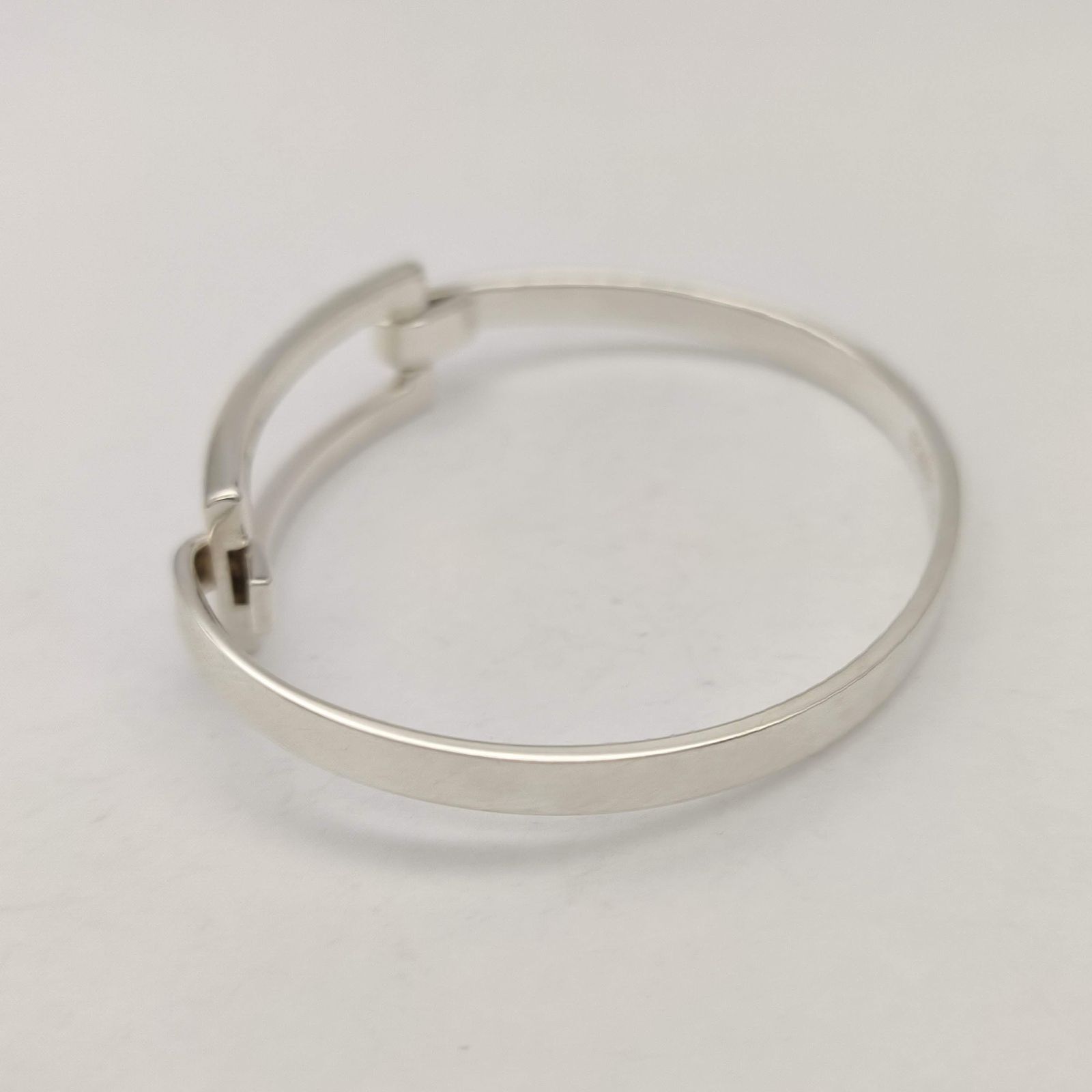 美品】TIFFANY ティファニー オープンレクタングル バングル  