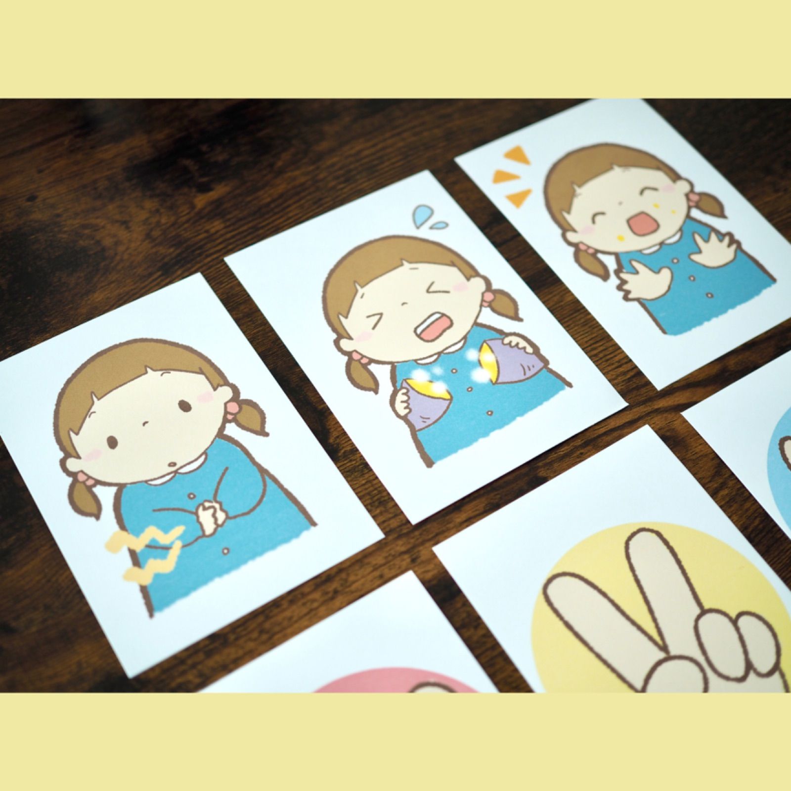 メルカリshops やきいもグーチーパー イラストカード メルカリshops やきいもグーチーパー イラストカード
