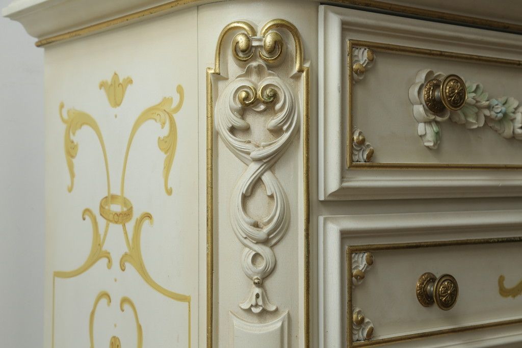 SILIK【シリック】ITALY チェスト 7段チェスト SILIK イタリア ロココ 姫系 白家具 シリック シリック 1