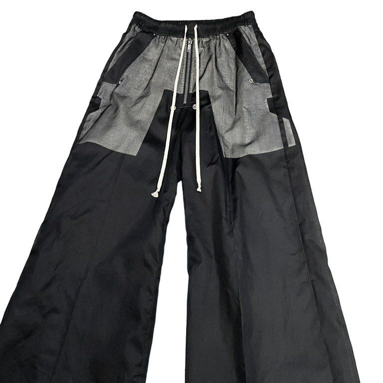 Rick Owens 24SS WIDE BELA PANTS コットンガーゼレイヤード