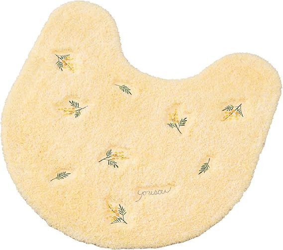 限定SALE，送料無料 【在庫処分】センコー S.D.S トイレ用品 スイートミモザ トイレマット 約60×60cm イエロー 15704