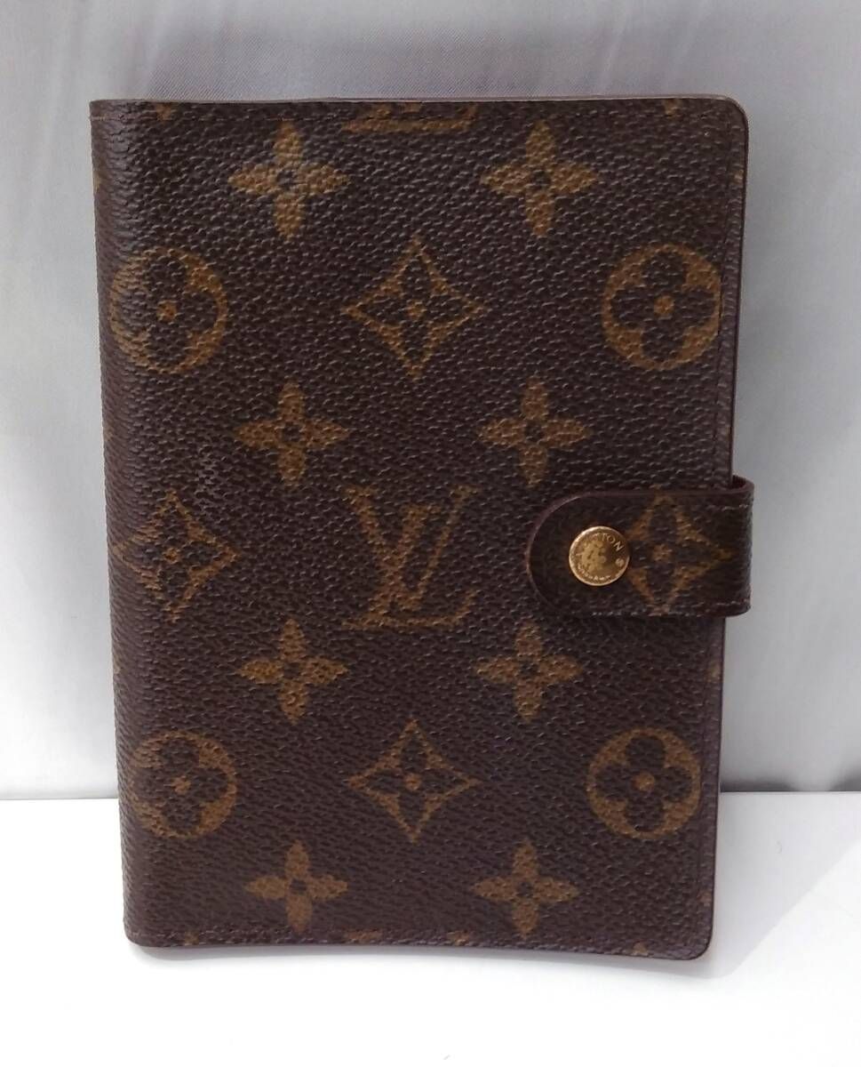【美品】ルイヴィトン モノグラム アジェンダ PM 手帳 手帳カバー 6穴 定番大人気【Louis Vuitton】アジェンダPM☆手帳カバーミニ6穴