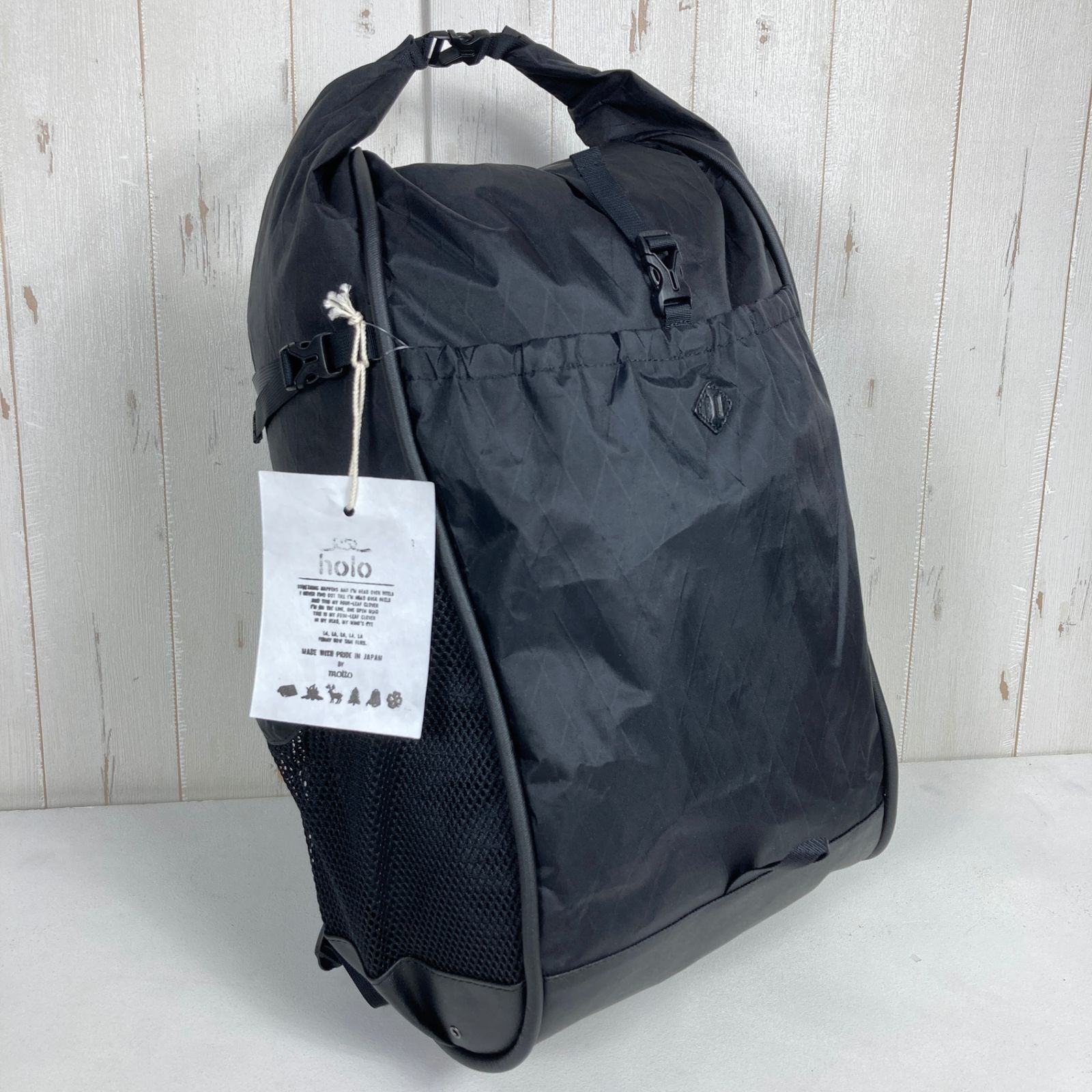OneSize ブラック系 holo ホロ オーブエル エックスパック Orb L X-pac ナイロン バッグ ストレージ バックパック 容量 30L～54L X-Pac VX21 エックスパック VX21 z0005