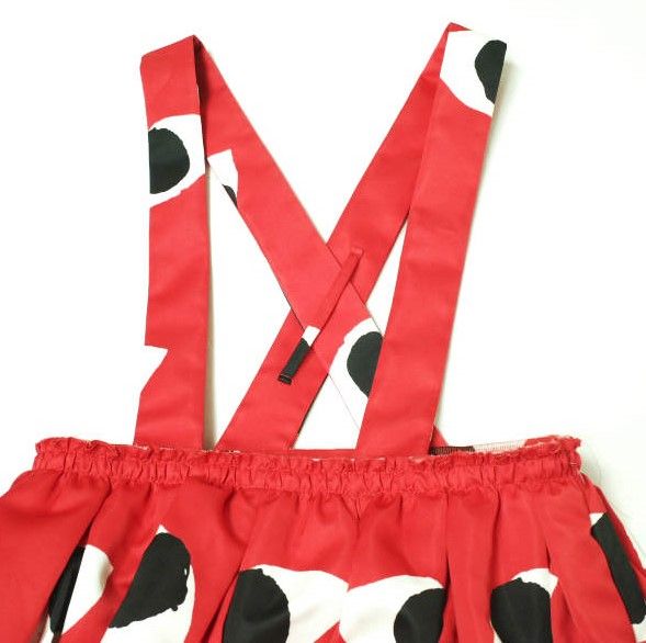 コムデギャルソン コムデギャルソン ジャンスカ レッド XSサイズ