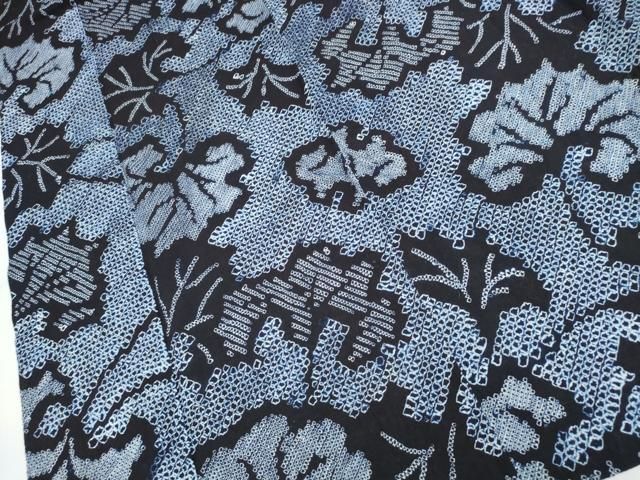 平和屋着物∴夏物 浴衣 有松鳴海絞り 蜘蛛絞り 綿 逸品 CAAW1007ng 男 浴衣 