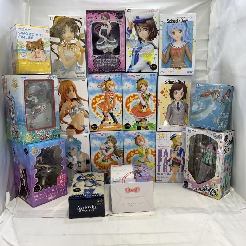 【新品・未開封】プライズフィギュア23点まとめ売り ⑧プライズフィギュア 美少女フィギュア まとめ売り 19点 中古