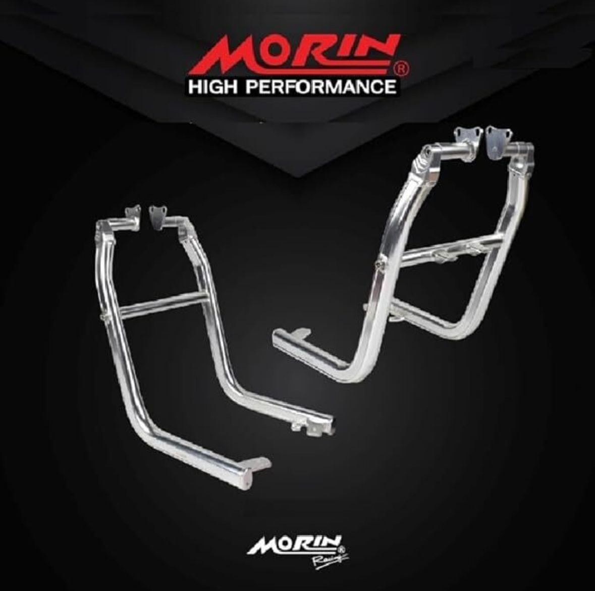 ハンターカブ CT125 MORINRacing製強化アルミ サブフレームキット シルバー JA55|JA65