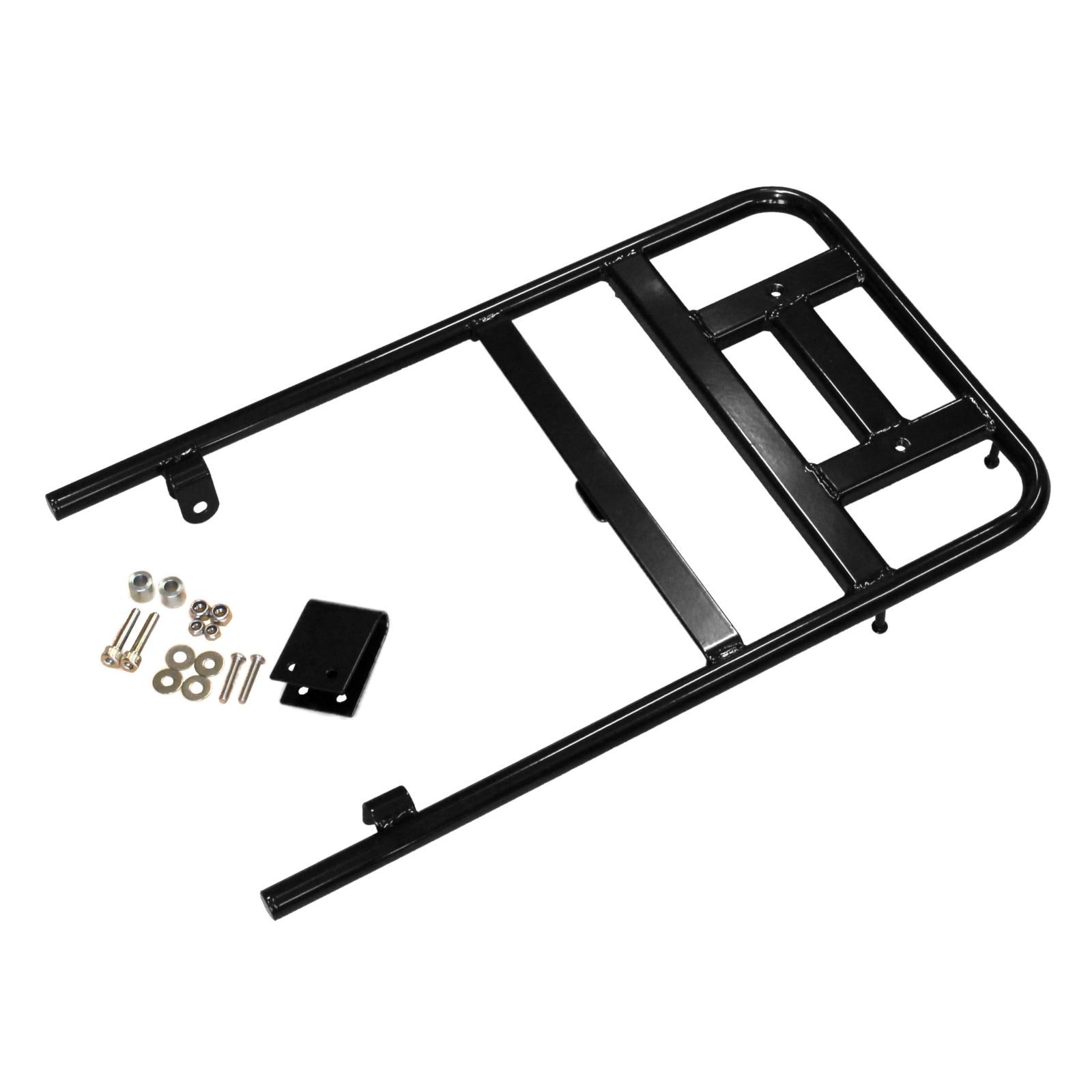 数量 WE Parts オーバーキャリア ブラック スーパーカブAA04 JA10 JA60 JA44 クロスカブJA45 JA60 リア ボルト付き 純正キャリアにポン付 積載10kg 台湾製