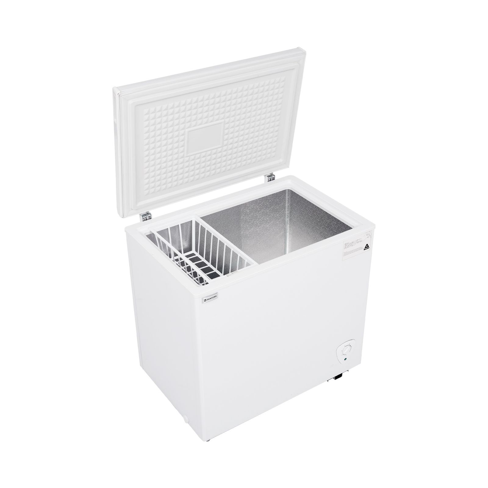 10%割 冷凍庫 153L 家庭用 業務用 チェストフリーザー 上開き バスケット付き フリーザー ストッカー 冷凍 鍵付き 省エネ スリム 冷凍冷蔵庫 温度調整 氷 静音 大容量 冷凍食品 ストック キッチン家電 ホワイト 白 冷凍庫 業務用冷蔵庫