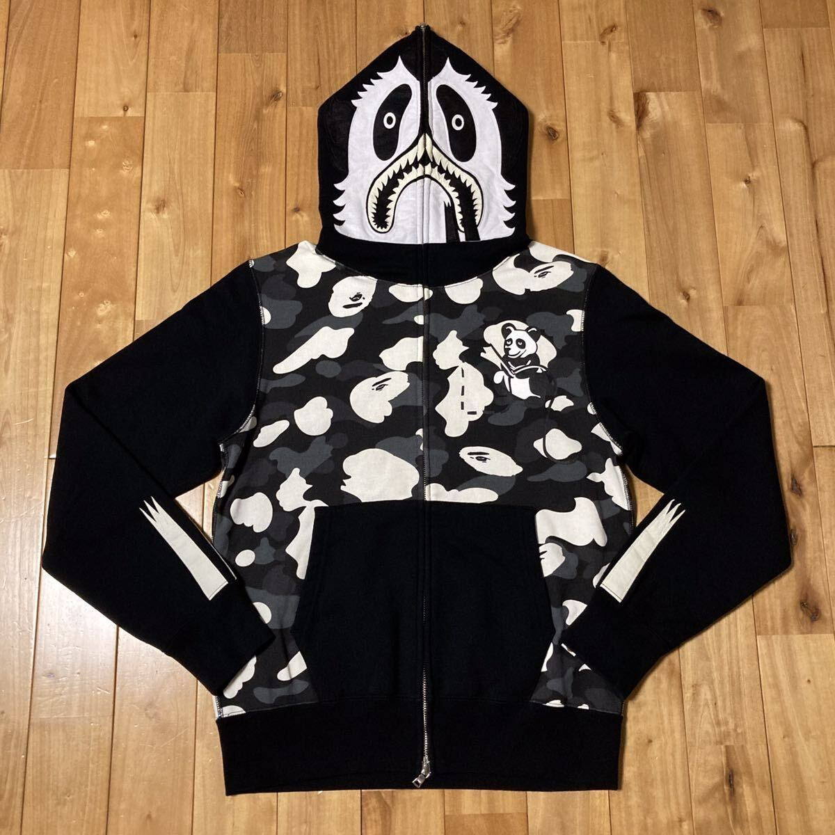 ☆蓄光☆ ZOZO限定 City camo パンダ パーカー Mサイズ Panda full zip
