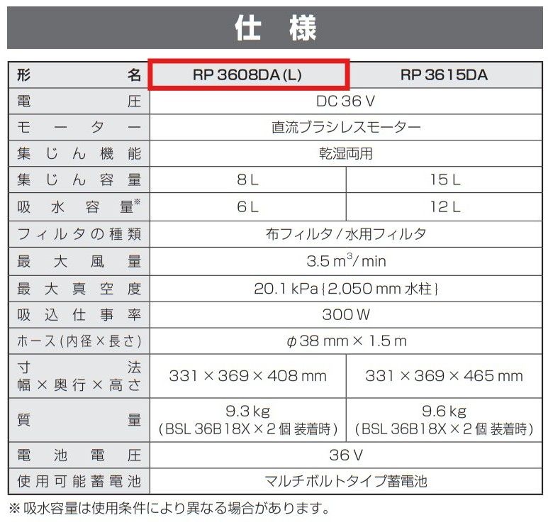 乾湿両用 8L