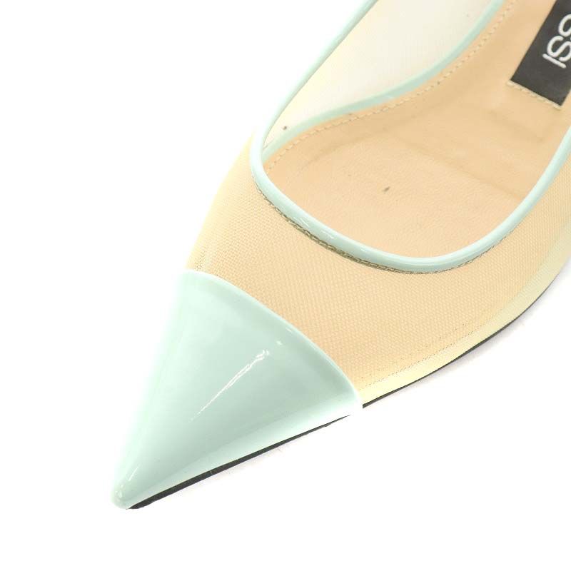 ⭐️新品未使用⭐️　セルジオロッシ　ヒールパンプス　ポインテッドトゥ　エナメル セルジオロッシ Sergio rossi パンプス ポインテッドトゥ メッシュ