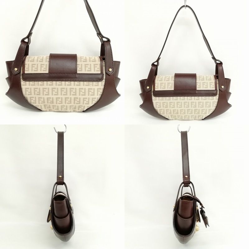 フェンディ FENDI 8BR429 ズッキーノ ターンロック ハンドバッグ