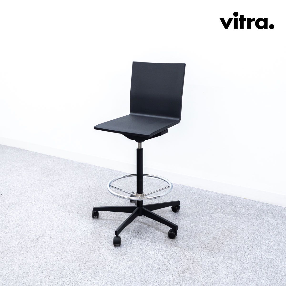 展示品 Vitra ヴィトラ .04 Counter カウンター チェア ベーシックダーク マールテン ヴァン セーヴェレン 定価20万 2
