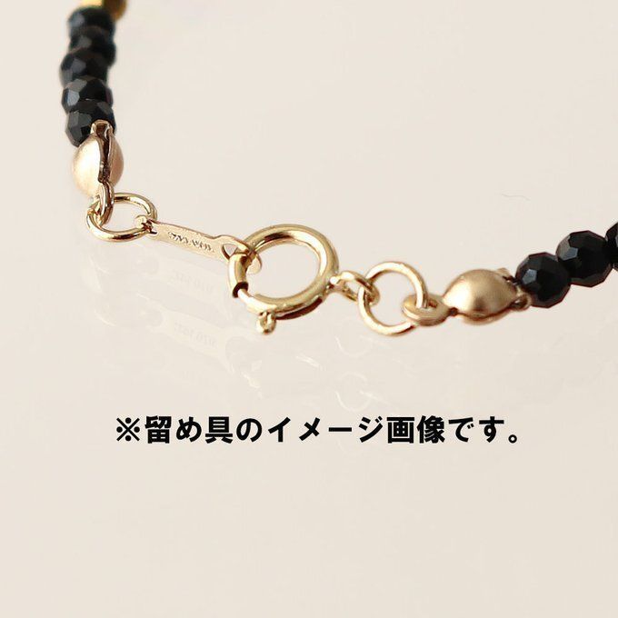 極細】 オニキス ラウンドカット 約2-3mm 14KGF ゴールドフィルド