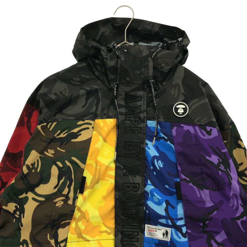 A BATHING APE エイプ カモフラ マウンテンパーカー-